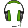CASTI Corsair, "HS35", cu fir, gaming, utilizare multimedia, smartphone, microfon pe brat, conectare prin Jack 3.5 mm, negru / v