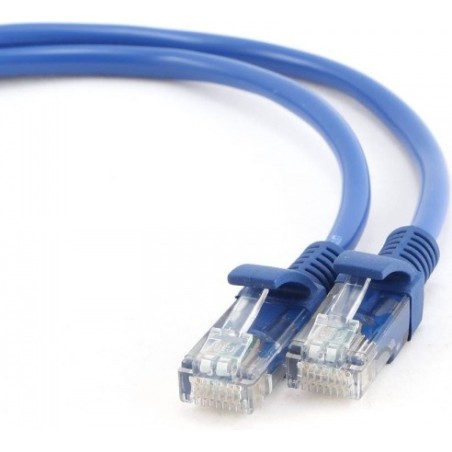 PATCH CORD UTP GEMBIRD Cat5e, cupru-aluminiu, 5 m, albastru, AWG26, "PP12-5M/B"/ 45505694 (timbru verde 0.18 lei)
