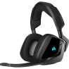 CASTI Corsair, "Void RGB Elite", wireless, gaming, utilizare multimedia, microfon pe brat, conectare prin 2.4 GHz (WiFi), negru,