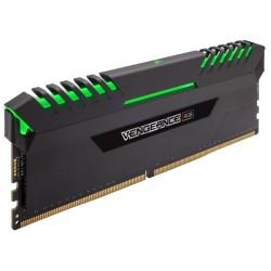 Memorie DDR Corsair DDR4 16 GB, frecventa 2666 MHz, 8 GB x 2 module, radiator, iluminare RGB, "CMW16GX4M2A2666C16"