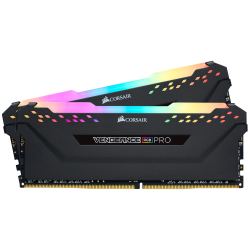 Memorie DDR Corsair DDR4 64 GB, frecventa 3600 MHz, 32 GB x 2 module, radiator, iluminare RGB, "CMW64GX4M2D3600C18"