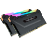 Memorie DDR Corsair DDR4 64 GB, frecventa 3600 MHz, 32 GB x 2 module, radiator, iluminare RGB, "CMW64GX4M2D3600C18"