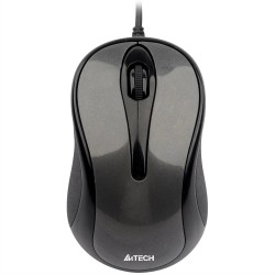 MOUSE A4tech, "N 350", PC sau NB, cu fir, USB, optic, 1000 dpi, butoane/scroll 3/1, , negru, "N-350-1" (timbru verde 0.18 lei)