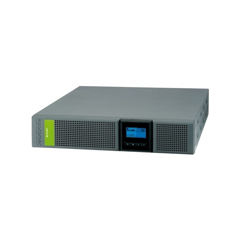 UPS SOCOMEC Line Int. cu Sinusoida Pura, 3300VA/ 2700W,AVR,8+1xIEC,LCD,6x 72V/9Ah,Backup 6min,incarc.8h,USB,RS232,combo RJ45,tow