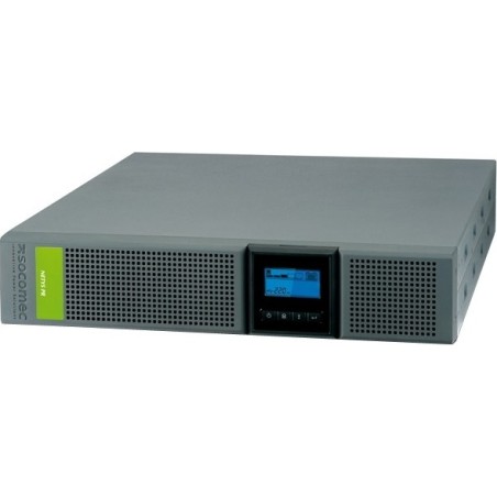 UPS SOCOMEC Line Int. cu Sinusoida Pura, 3300VA/ 2700W,AVR,8+1xIEC,LCD,6x 72V/9Ah,Backup 6min,incarc.8h,USB,RS232,combo RJ45,tow