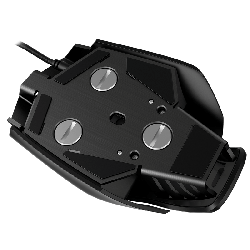 MOUSE CORSAIR, "M65 PRO RGB", gaming, cu fir, USB, optic, 12000 dpi, butoane/scroll 8/1, iluminare, butoane programabile, negru,