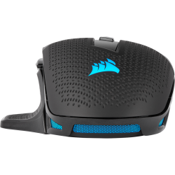 MOUSE CORSAIR, "NIGHTSWORD RGB", gaming, cu fir, USB, optic, 18000 dpi, butoane/scroll 8/1, iluminare, butoane programabile, neg