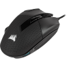 MOUSE CORSAIR, "NIGHTSWORD RGB", gaming, cu fir, USB, optic, 18000 dpi, butoane/scroll 8/1, iluminare, butoane programabile, neg