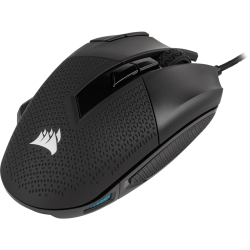 MOUSE CORSAIR, "NIGHTSWORD RGB", gaming, cu fir, USB, optic, 18000 dpi, butoane/scroll 8/1, iluminare, butoane programabile, neg