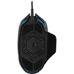 MOUSE CORSAIR, "NIGHTSWORD RGB", gaming, cu fir, USB, optic, 18000 dpi, butoane/scroll 8/1, iluminare, butoane programabile, neg