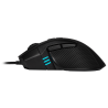 MOUSE CORSAIR, "IRONCLAW RGB", gaming, cu fir, USB, optic, 18000 dpi, butoane/scroll 7/1, iluminare, butoane programabile, negru