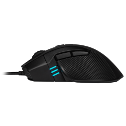 MOUSE CORSAIR, "IRONCLAW RGB", gaming, cu fir, USB, optic, 18000 dpi, butoane/scroll 7/1, iluminare, butoane programabile, negru