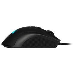 MOUSE CORSAIR, "IRONCLAW RGB", gaming, cu fir, USB, optic, 18000 dpi, butoane/scroll 7/1, iluminare, butoane programabile, negru