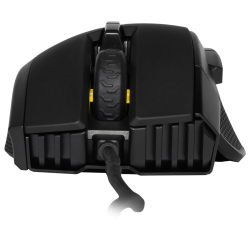 MOUSE CORSAIR, "IRONCLAW RGB", gaming, cu fir, USB, optic, 18000 dpi, butoane/scroll 7/1, iluminare, butoane programabile, negru