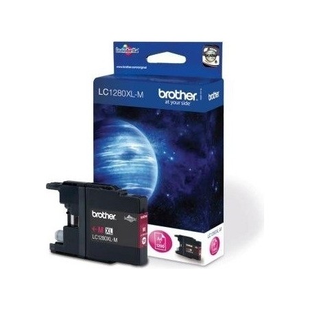 Cartus Cerneala Original Brother Magenta, LC1280XLM, pentru DCP-J525|J725|J925|MFC-J430|J5910|J625|J6510|J6910, 1.2K, (timbru ve