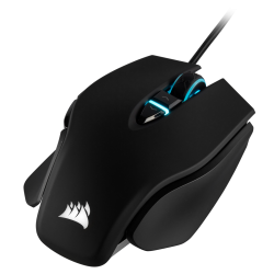 MOUSE CORSAIR, "M65 RGB ELITE", gaming, cu fir, USB, optic, 18000 dpi, butoane/scroll 8/1, iluminare, butoane programabile, negr