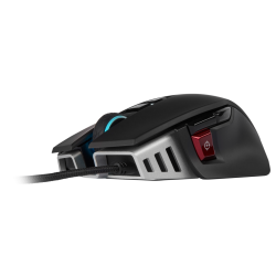 MOUSE CORSAIR, "M65 RGB ELITE", gaming, cu fir, USB, optic, 18000 dpi, butoane/scroll 8/1, iluminare, butoane programabile, negr