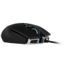 MOUSE CORSAIR, "M65 RGB ELITE", gaming, cu fir, USB, optic, 18000 dpi, butoane/scroll 8/1, iluminare, butoane programabile, negr