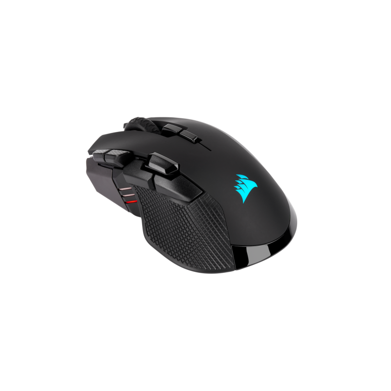 MOUSE CORSAIR, "IRONCLAW RGB", gaming, cu fir | wireless, USB | BT| 2.4GHz, 18000 dpi, 10/1, iluminare, butoane programabile, mo