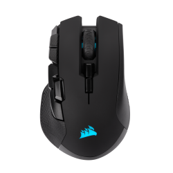 MOUSE CORSAIR, "IRONCLAW RGB", gaming, cu fir | wireless, USB | BT| 2.4GHz, 18000 dpi, 10/1, iluminare, butoane programabile, mo