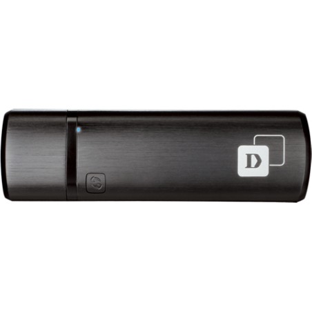 ADAPTOR RETEA D-LINK AC1200, extern wireless 2.4 GHz | 5 GHz, USB 3.0, port, 867 Mbps, antena interna x 1, "DWA-182" (timbru ver
