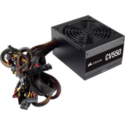 SURSA CORSAIR CV550, 550 W, ATX 12V V2.31, fan 120 mm x 1, 80 Plus Bronze, "CP-9020210-EU" (timbru verde 2 lei)
