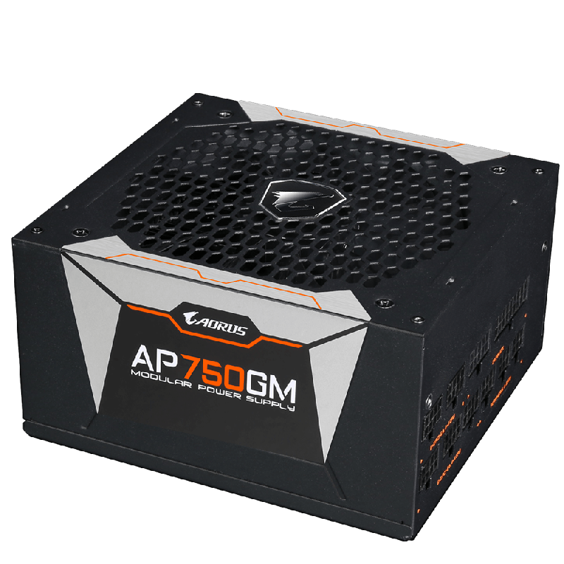 SURSA GIGABYTE AORUS P750W, 750 W, modulara, ATX 12V V2.31, fan 135 mm x 1, 80 Plus Gold, "GP-AP750GM" (timbru verde 2 lei)