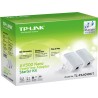 KIT ADAPTOR POWERLINE TP-LINK tehnologie AV,  AV600, pana la 600Mbps, 1 port 10/100Mbps, 2 buc. "TL-PA4010KIT" (timbru verde 2 l