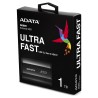 SSD extern ADATA SE800, 1 TB, 2.5 inch, USB 3.2, R/W: 1000 MB/s, "ASE800-1TU32G2-CBK" (timbru verde 0.18 lei)