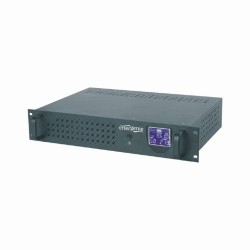 UPS GEMBIRD, Line Int. cu management, rack, 1500VA/900W, AVR, IEC x 4, 2 x baterie 12V/8Ah, display LCD, back-up 1 - 10 min., "U