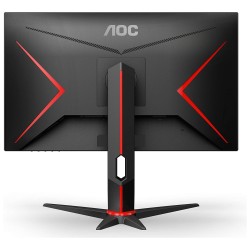 MONITOR AOC 27" gaming, IPS, Full HD (1920 x 1080), Wide, 250 cd/mp, 5 ms, HDMI x 2, VGA, DisplayPort, "27G2U5/BK" (timbru verde