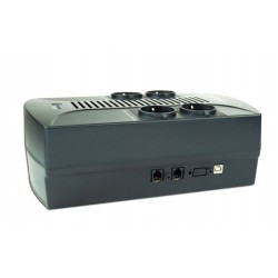 UPS GEMBIRD, Line Int. , brick, 850VA/510W, AVR, Schuko x 4, 1 x baterie 12V/8Ah, LED, back-up 1 - 10 min., "EG-UPS-002", (timbr