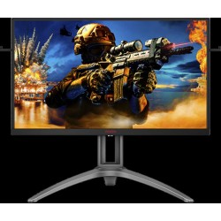 MONITOR AOC 27" gaming, TN, WQHD (2560 x 1440), Wide, 400 cd/mp, 0.5 ms, HDMI x 2, DisplayPort x 2, "AG273QZ" (timbru verde 7 le