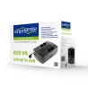 UPS GEMBIRD, Line Int. , brick, 850VA/510W, AVR, Schuko x 4, 1 x baterie 12V/8Ah, LED, back-up 1 - 10 min., "EG-UPS-002", (timbr