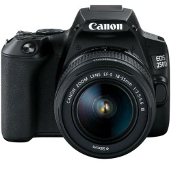 PHOTO CAMERA CANON 250D+18-55 DCIII KIT "3454C009AA" (timbru verde 1.2 lei)