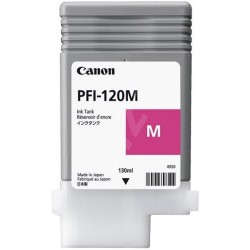 Cartus Cerneala Original Canon Magenta, PFI-120M, pentru IPF TM-200|TM-205|TM-300|TM-305, 130ml, (timbru verde 0.15 lei),NOPP, "