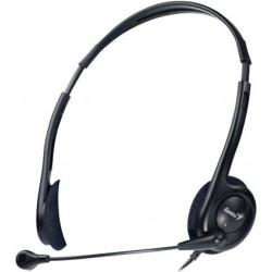 CASTI Genius, "HS-200C", cu fir, standard, utilizare multimedia, microfon pe brat, conectare prin Jack 3.5 mm, negru, "317101511