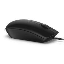 MOUSE DELL, "MS116", PC sau NB, cu fir, USB, optic, 1000 dpi, butoane/scroll 3/1, , negru, "570-AAIR" (timbru verde 0.18 lei)