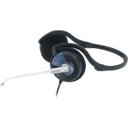 CASTI Genius, "HS-300N", cu fir, standard, utilizare multimedia, call center, microfon pe brat, conectare prin Jack 3.5 mm x 2, 