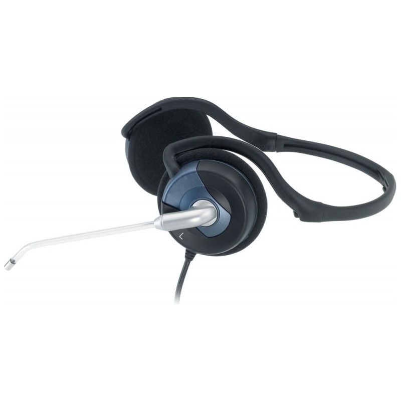 CASTI Genius, "HS-300N", cu fir, standard, utilizare multimedia, call center, microfon pe brat, conectare prin Jack 3.5 mm x 2, 