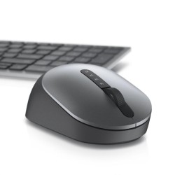 MOUSE DELL, "MS5320W", PC sau NB, wireless, Bluetooth | 2.4GHz, optic, 1600 dpi, butoane/scroll 7/1, mod dual de conectare, gri,