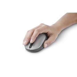 MOUSE DELL, "MS5320W", PC sau NB, wireless, Bluetooth | 2.4GHz, optic, 1600 dpi, butoane/scroll 7/1, mod dual de conectare, gri,