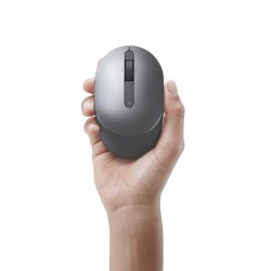 MOUSE DELL, "MS5120W", PC sau NB, wireless, Bluetooth | 2.4GHz, optic, 1600 dpi, butoane/scroll 7/1, mod dual de conectare, gri,