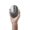 MOUSE DELL, "MS5120W", PC sau NB, wireless, Bluetooth | 2.4GHz, optic, 1600 dpi, butoane/scroll 7/1, mod dual de conectare, gri,
