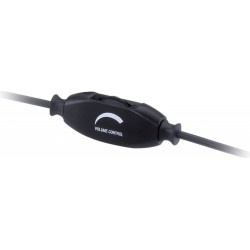 CASTI Genius, "HS-300N", cu fir, standard, utilizare multimedia, call center, microfon pe brat, conectare prin Jack 3.5 mm x 2, 