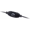 CASTI Genius, "HS-300N", cu fir, standard, utilizare multimedia, call center, microfon pe brat, conectare prin Jack 3.5 mm x 2, 