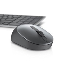 MOUSE DELL, "MS5120W", PC sau NB, wireless, Bluetooth | 2.4GHz, optic, 1600 dpi, butoane/scroll 7/1, mod dual de conectare, gri,