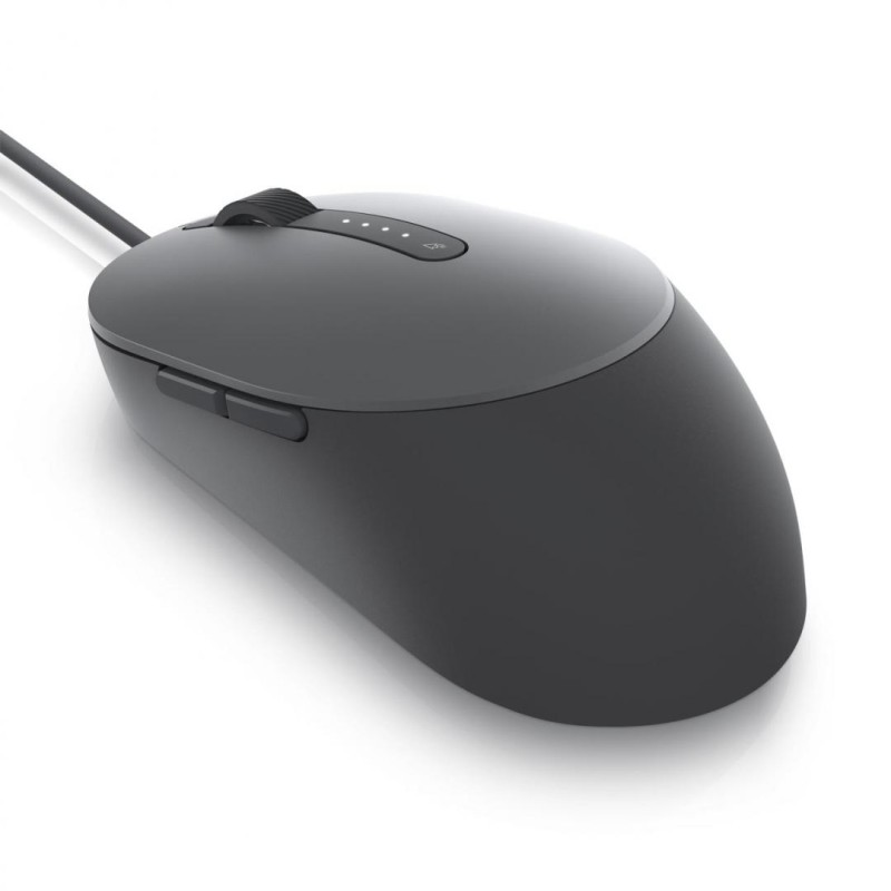 MOUSE DELL, "MS3220", PC sau NB, cu fir, USB, optic, 3200 dpi, butoane/scroll 5/1, , gri, "570-ABHM" (timbru verde 0.18 lei)