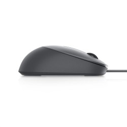 MOUSE DELL, "MS3220", PC sau NB, cu fir, USB, optic, 3200 dpi, butoane/scroll 5/1, , gri, "570-ABHM" (timbru verde 0.18 lei)