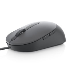 MOUSE DELL, "MS3220", PC sau NB, cu fir, USB, optic, 3200 dpi, butoane/scroll 5/1, , gri, "570-ABHM" (timbru verde 0.18 lei)